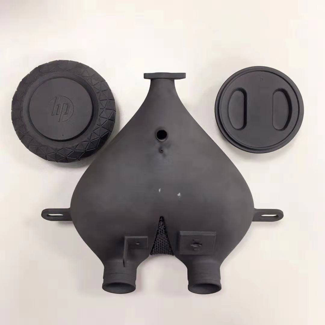 黑色尼龍3D打印手板模型